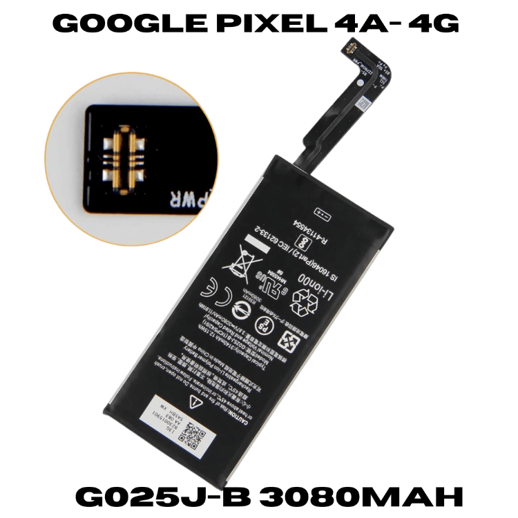 Battery for Google Pixel 4a (4G) G025J G025N G025J-B 3080mAh Battery for Google Pixel 4a (4G) G025J G025N G025J-B 3080mAh